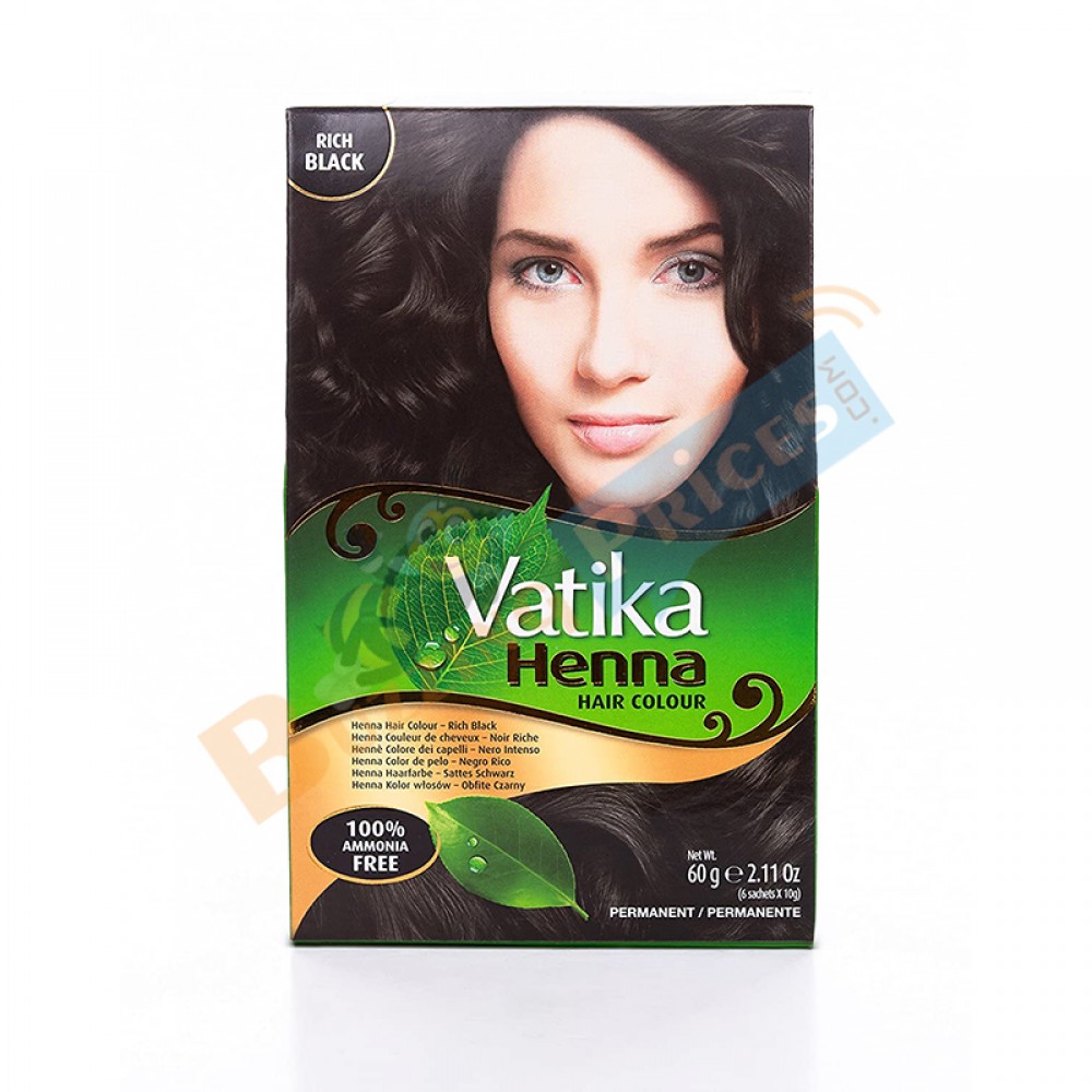 Dabur Vatika Henna Hair Colour Natural Black 10g