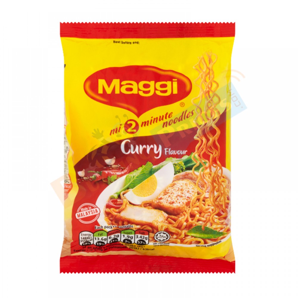 Maggi 2 Minitues Curry Flavour Instant Noodles
