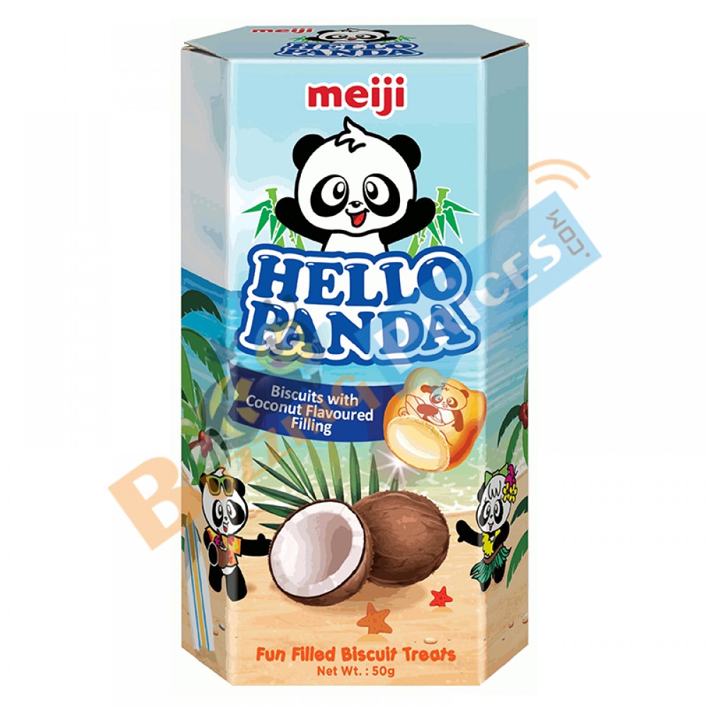 Meiji Hello Panda Coconut Biscuit 50g