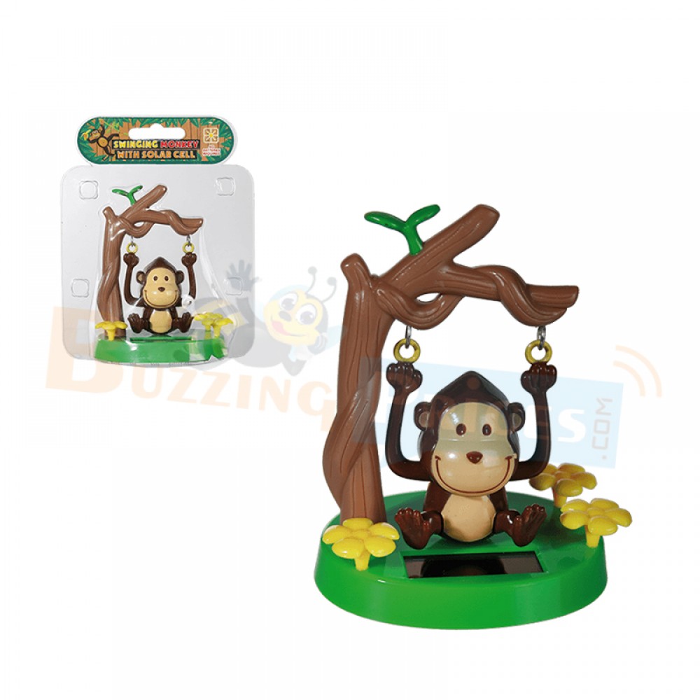 Solar Swinging Monkey Toy