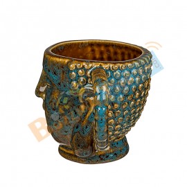 Thai Buddha Head Porcelain Coffee Mug