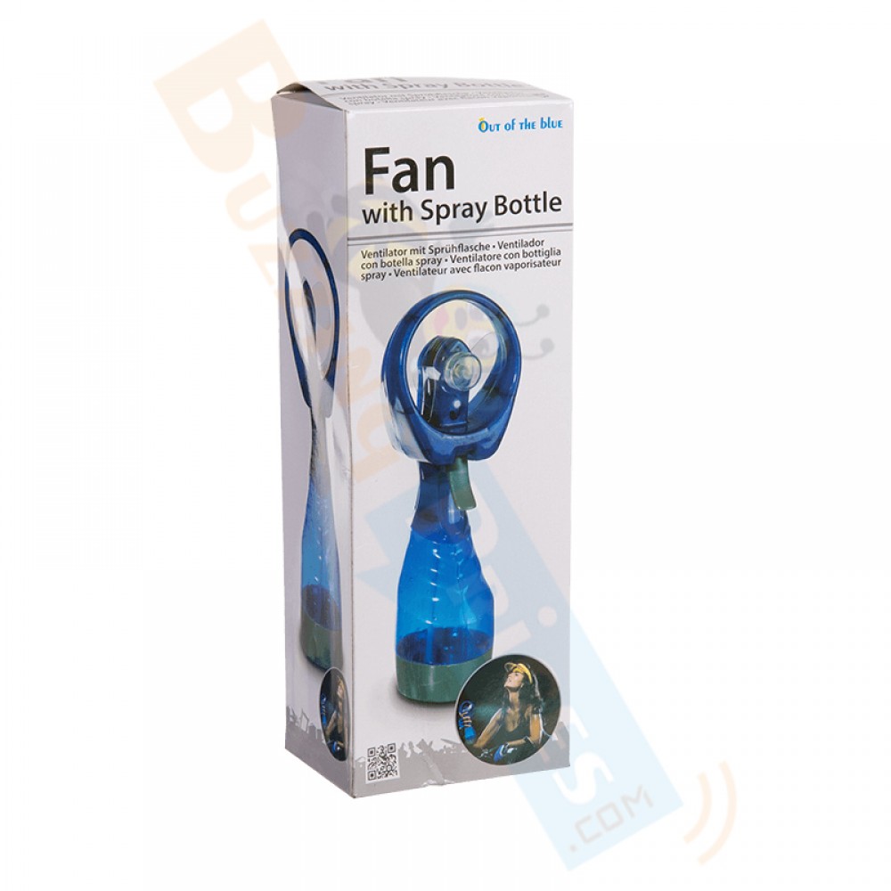 Fan with Spray Bottle