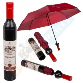 Wine Bottle Shape Pocket Umbrella