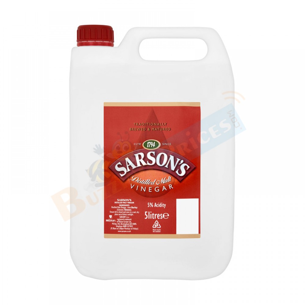 Sarsons Distilled Vinegar 5L