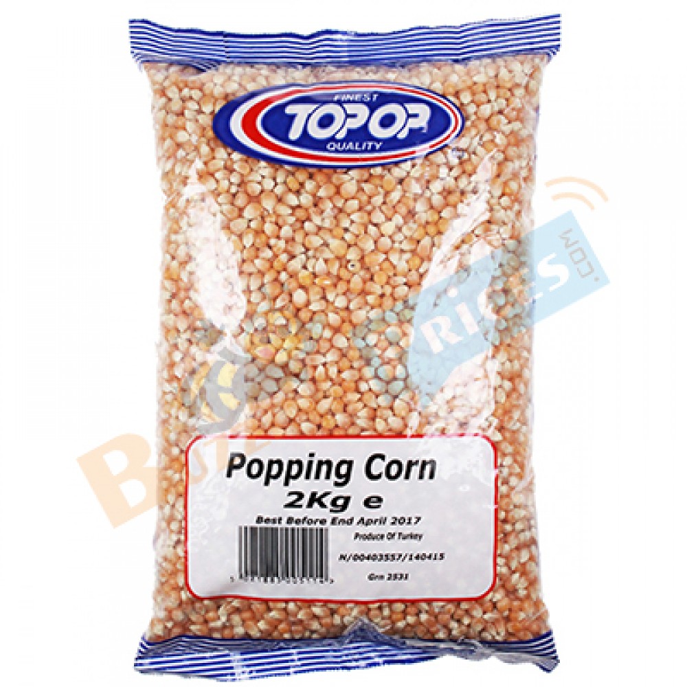 Top op Popping Corn Kernels 2Kg
