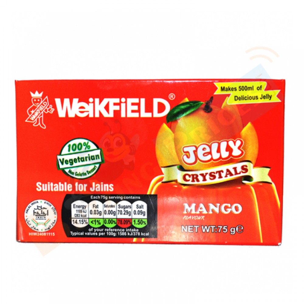 Weikfield Vegeterian Crystal Jelly Mango 75g